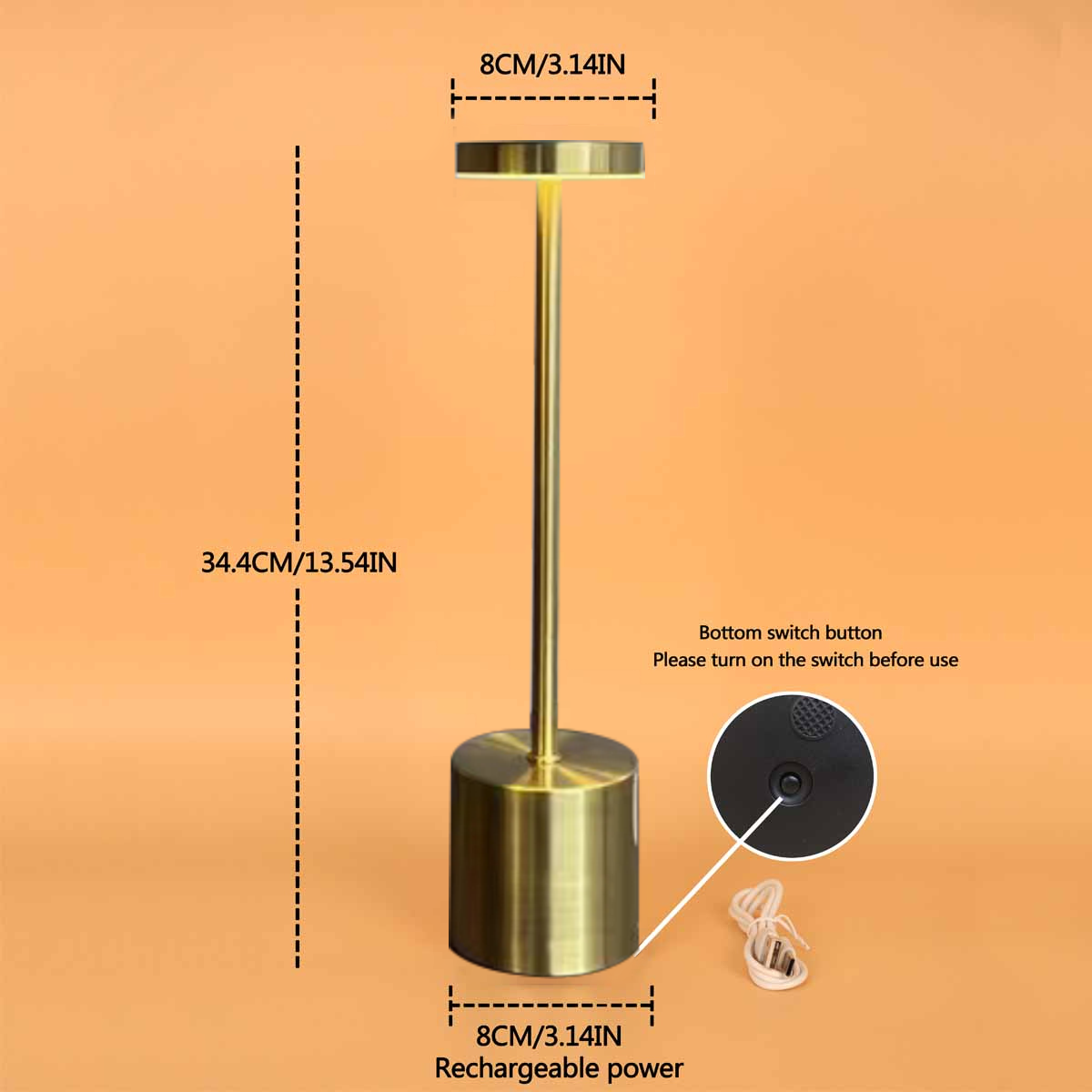Metal LED Table Lamp
