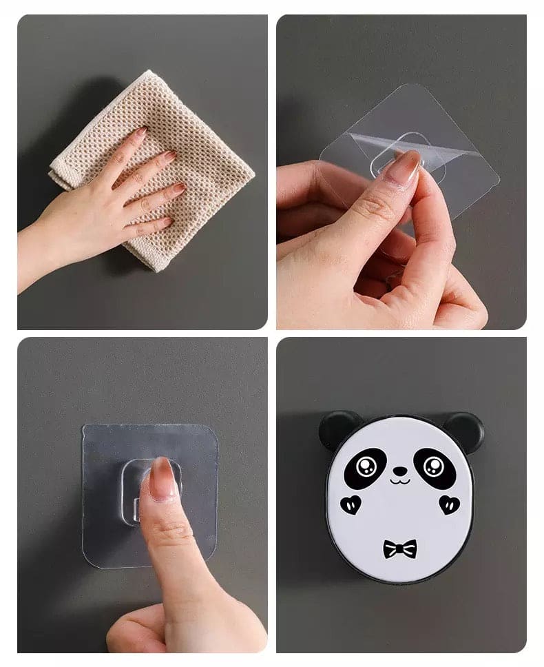 Cute Panda Wall Mounted Soap Box With Lid