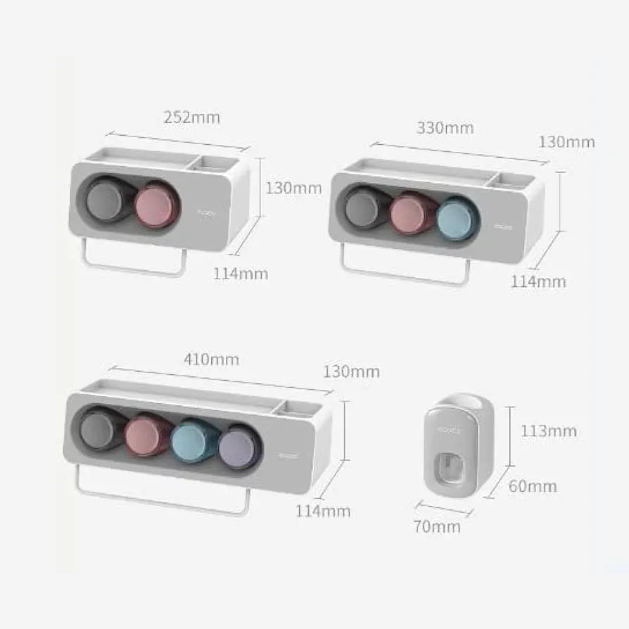 Wall Mounted Ecoco Toothpaste Dispenser
