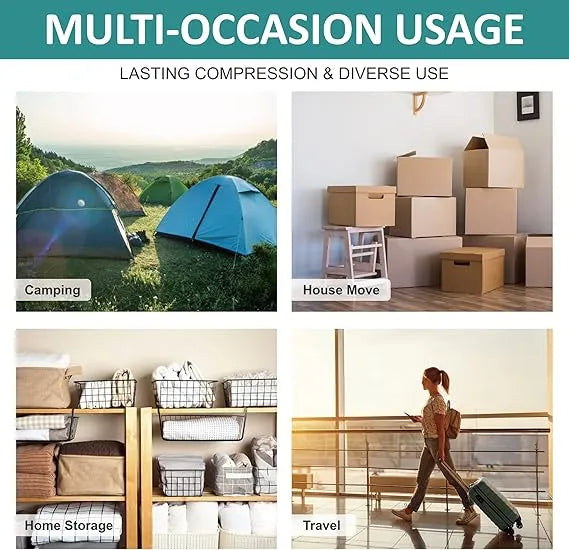 Vacuum Bag 4pcs With Hand Pump