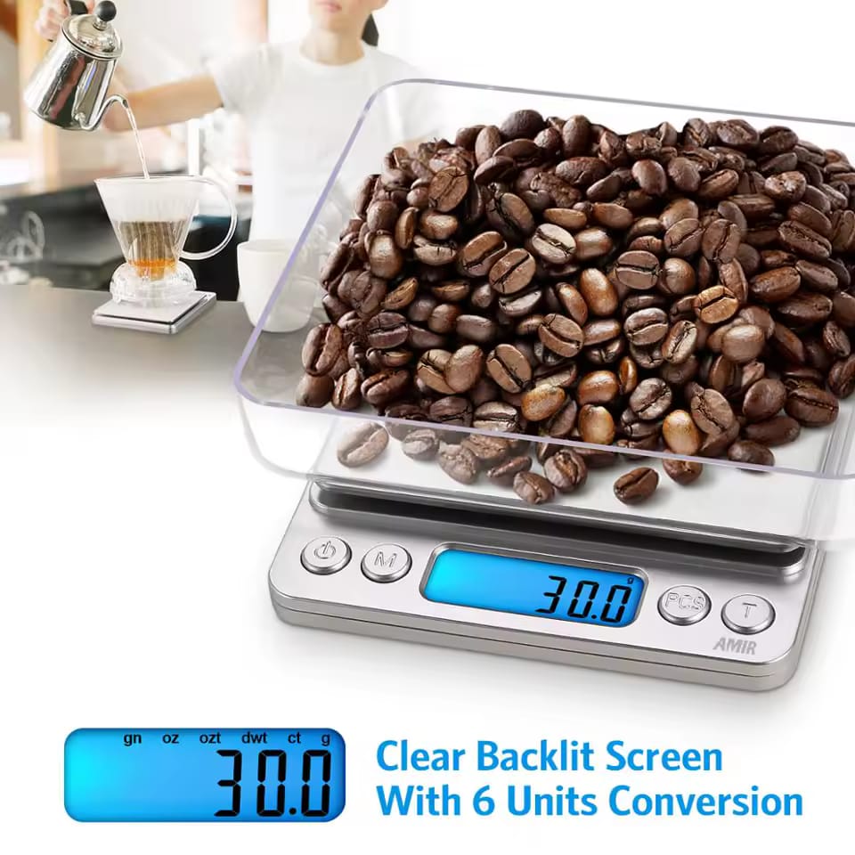 Digital Kitchen Scale LED Display