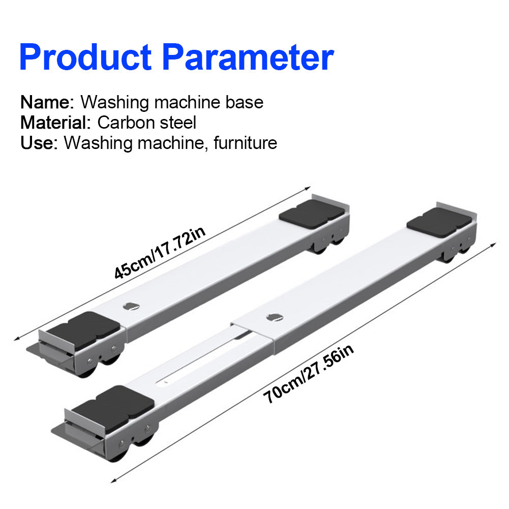 Washing Machine Refrigerator Base Movable Adjustable Appliances Rollers Trolley