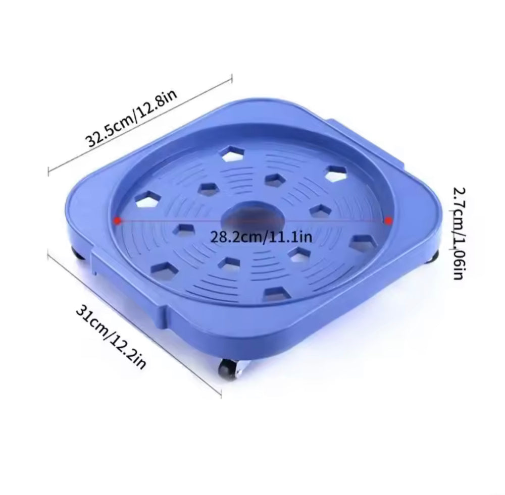 Heavy-Duty Gas Cylinder Trolley with 360° Rotating Wheels – Premium Anti-Rust Base Stand