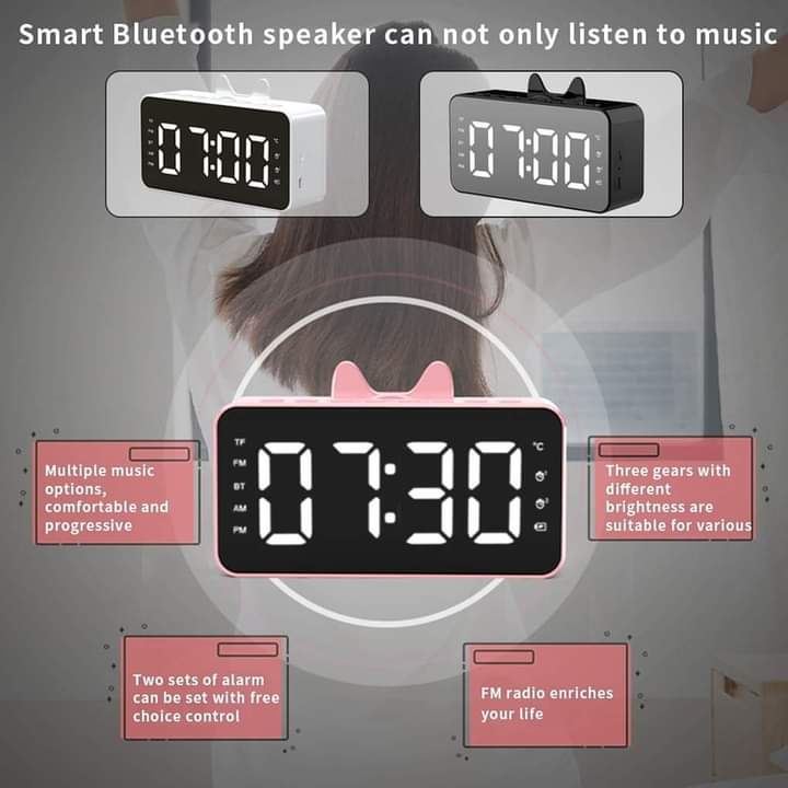 Digital Led Table Clock