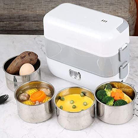 2 Layer Portable Electric Lunch Box