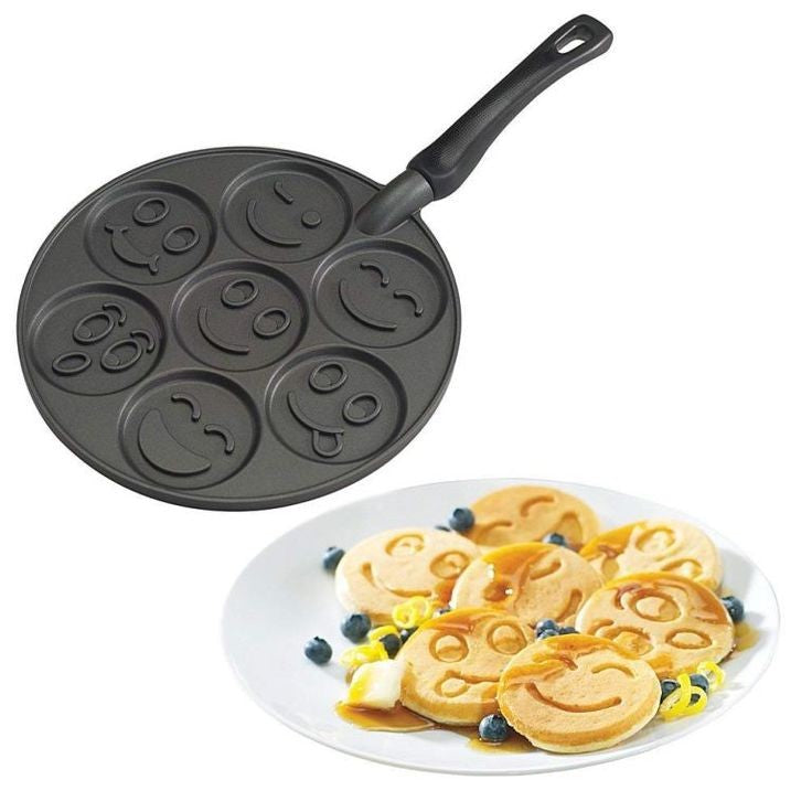 Smiley Face Pancake Pan 27 cm