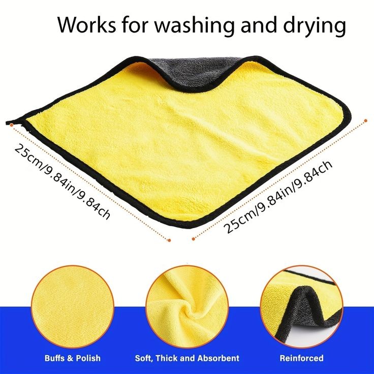 Microfiber Car Cleaning Wash Cloth