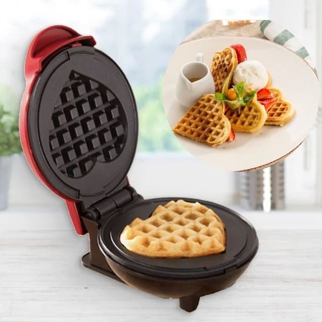 Heart Shape Electric Waffle Maker