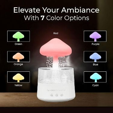 Mushroom Rain Cloud Humidifier