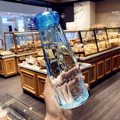 Diamond Glass Water Bottle