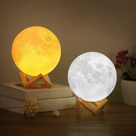 Rechargeable 3D Moon Lamp