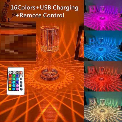 Rechargeable Led Crystal Lamp