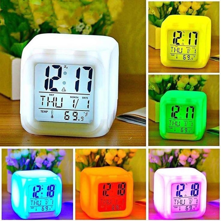 Colour Changing LED Digital Alarm Clock