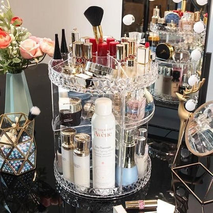 Rotating Cosmetics Storage Organizer