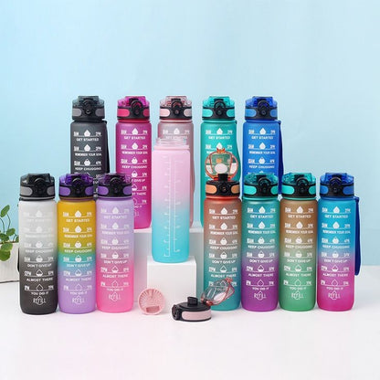 Large Capacity Gradient Water Bottle