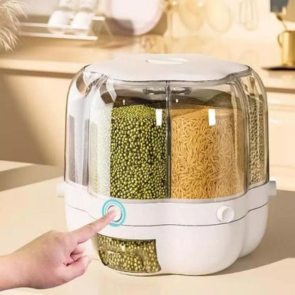 360° Rotating Grain And Cereal Dispenser