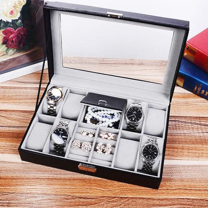 8 Grid Watch + Ring Organizer box