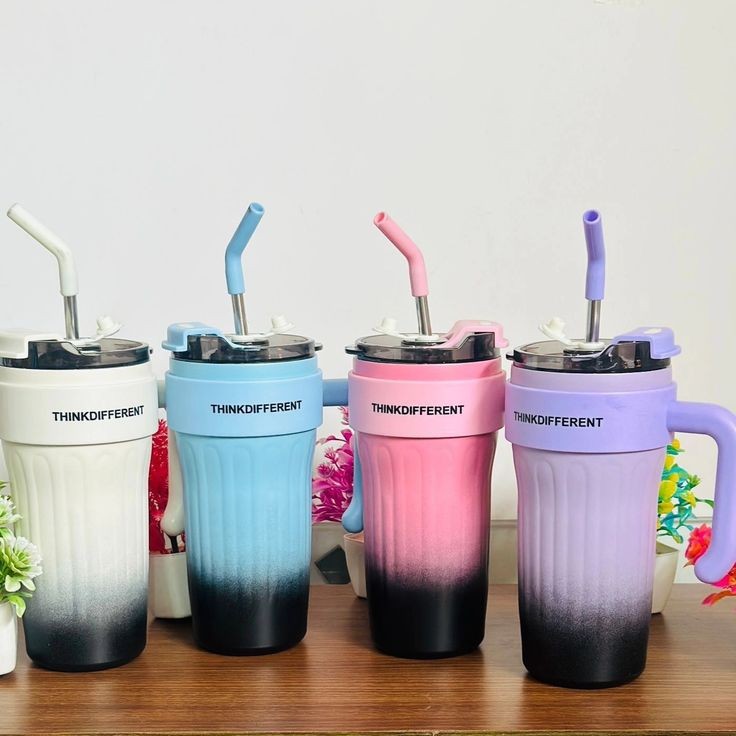 Gradient Colour Coffee Cup Cute Tumbler