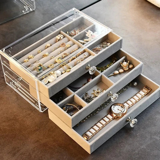 Acrylic Drawer Jewelry Organizer