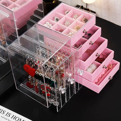 Transparent Acrylic Jewellery Organizer