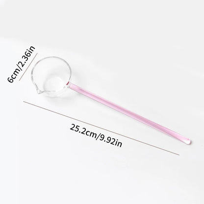 High Borosilicate Glass Elegant Spoon