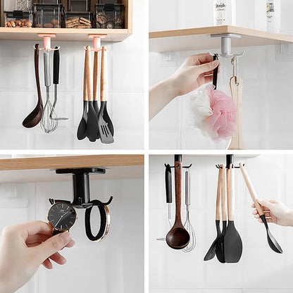 Rotatable Kitchen Organizer Hook (1Pc)