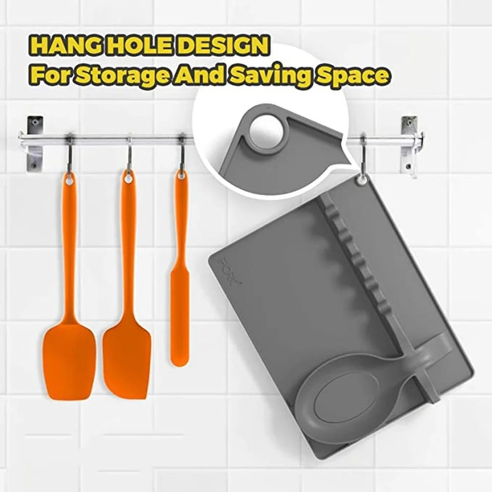 2 in 1 Multifunctional Silicone Spoon Holder