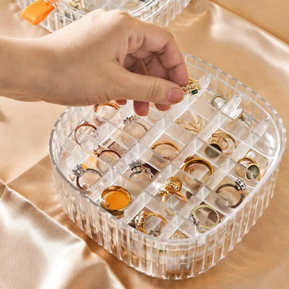 Transparent Crystal Jewelery Organiser