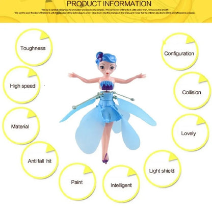 Princess Doll Drone Induction Flights Toys Kids