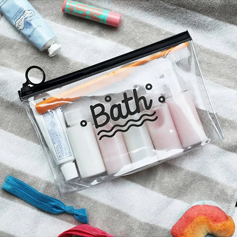 Transparent Travel Cosmetics Bag