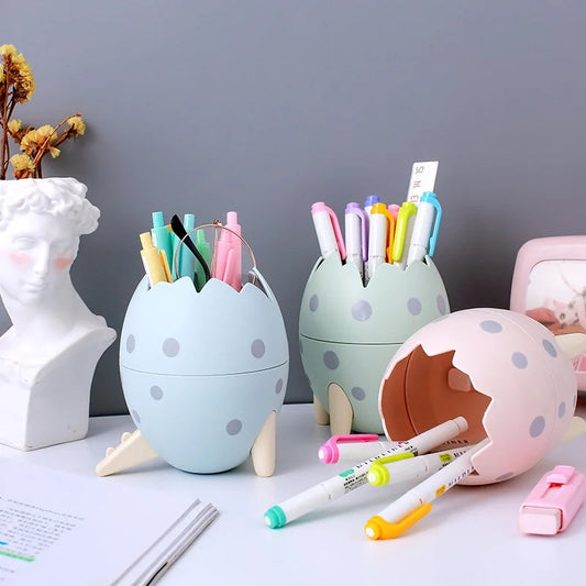 Cute Egg Shape Pen Holder