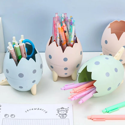 Cute Egg Shape Pen Holder