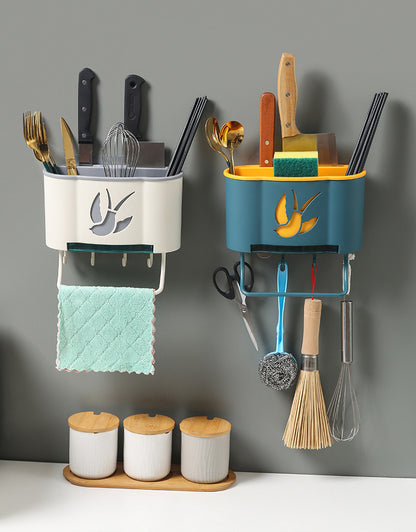 Multipurpose Wall Mounted Kitchen Rack