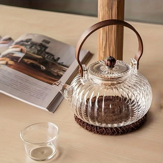 Heat Resistant Japanese Style Glass Teapot