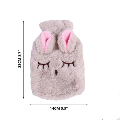 Cute Animal Fluffy Hot Water Bag