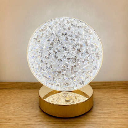 Chargeable Table Crystal Lamp