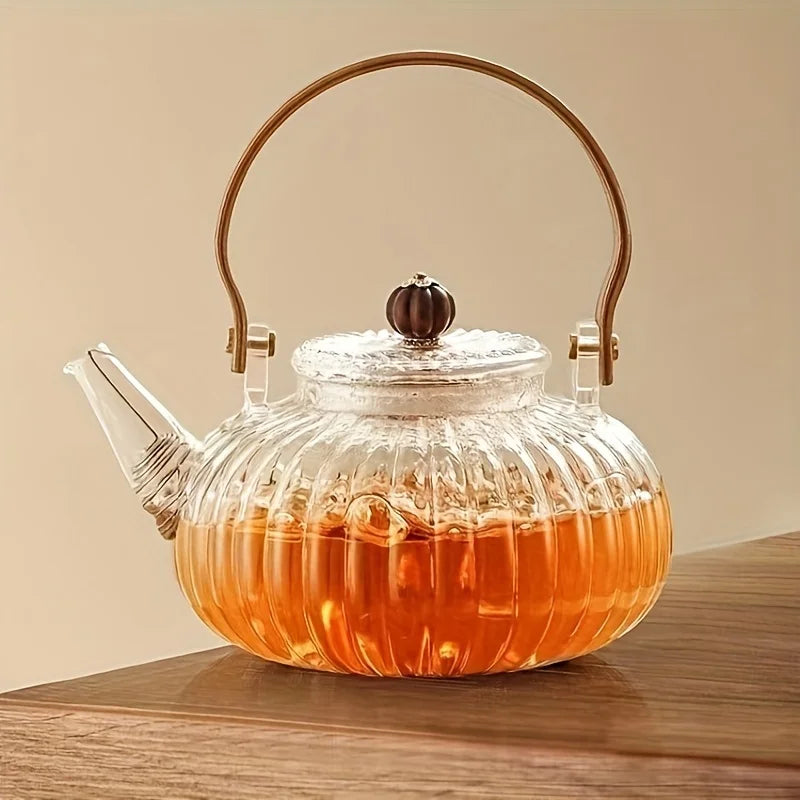 Heat Resistant Japanese Style Glass Teapot