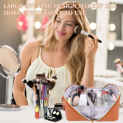 Luxury Portable Cosmetic Pouch Makeup Bag