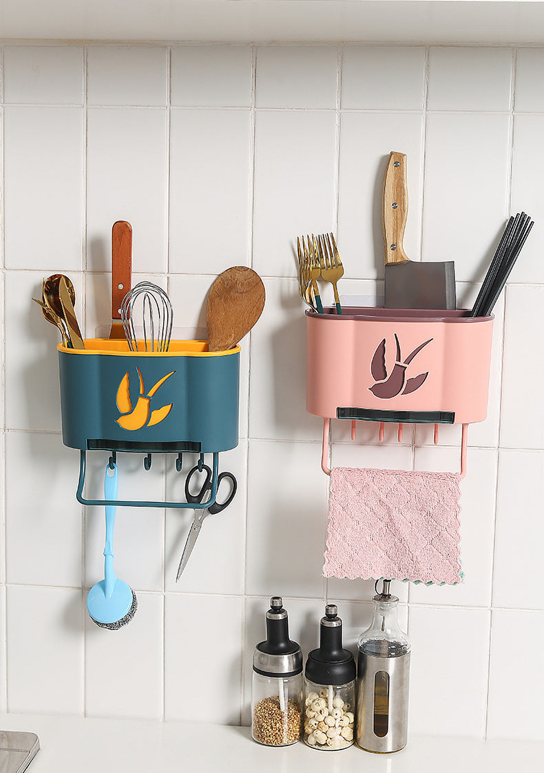 Multipurpose Wall Mounted Kitchen Rack