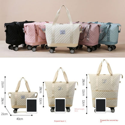 Travel trolley luggage bag