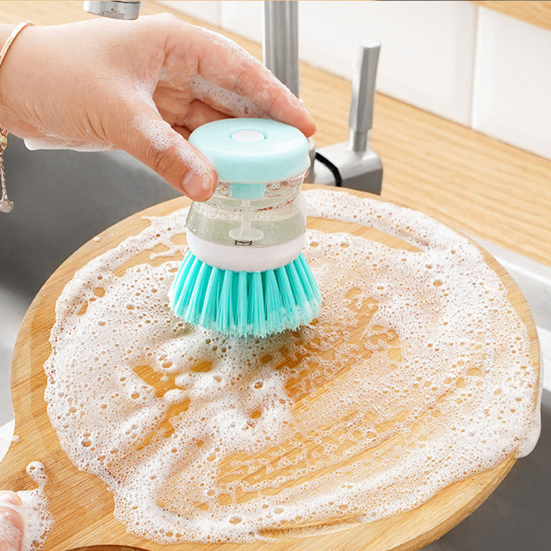 2 In 1 Soap Dishwashing Brush