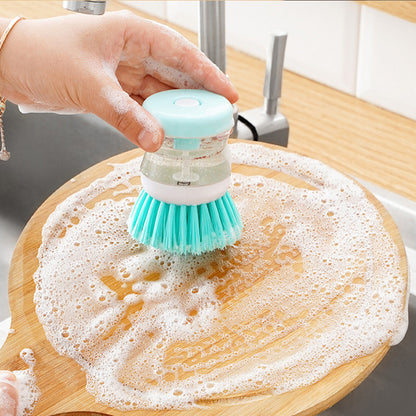 2 In 1 Soap Dishwashing Brush