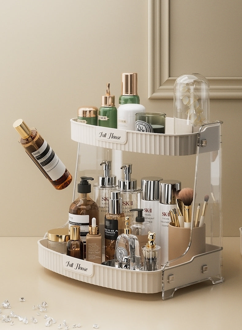 Desktop Cosmetic And Skincare Organizer