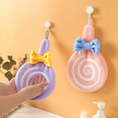 Candy Lollipop Shape Hand Cleaning Towel