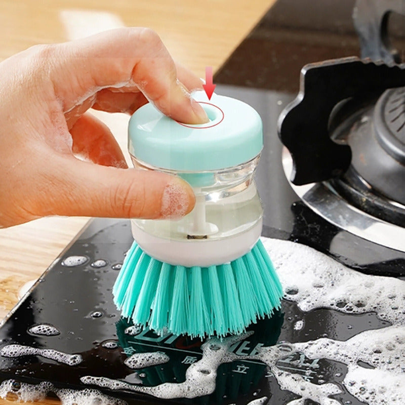 2 In 1 Soap Dishwashing Brush