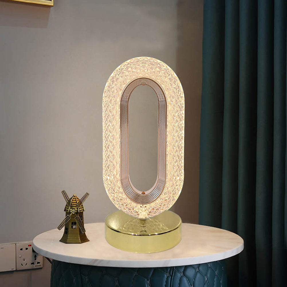 Chargeable Table Crystal Lamp