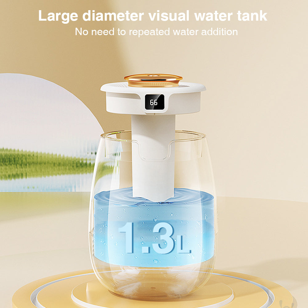 USB Dual Nozzle Silent Digital Humidifier