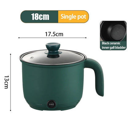 JUBAKE Electric Nonstick Hot Pot Cooker And Steamer