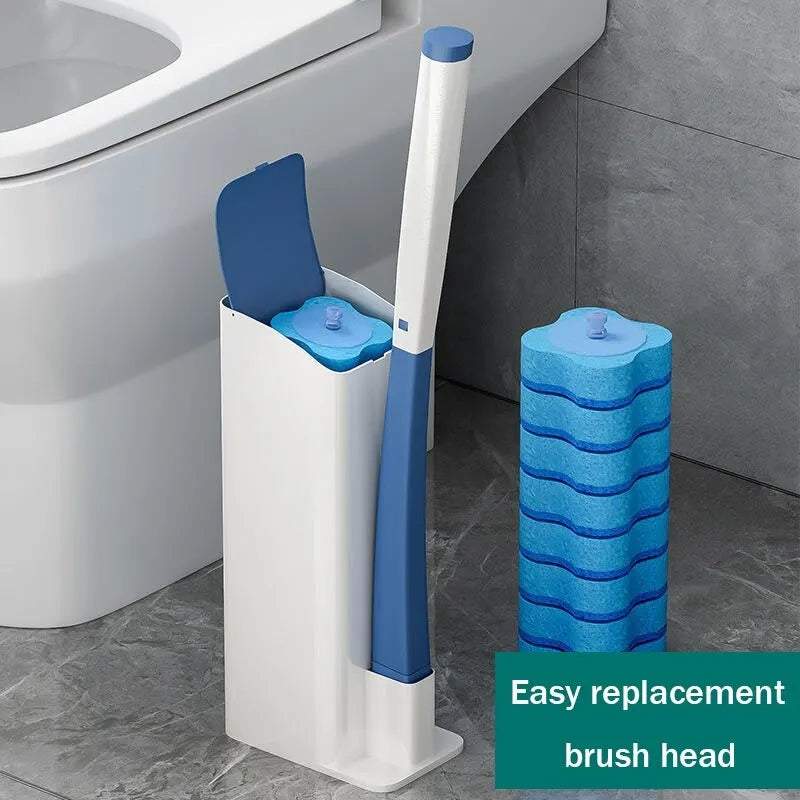 Toilet brush with bucket