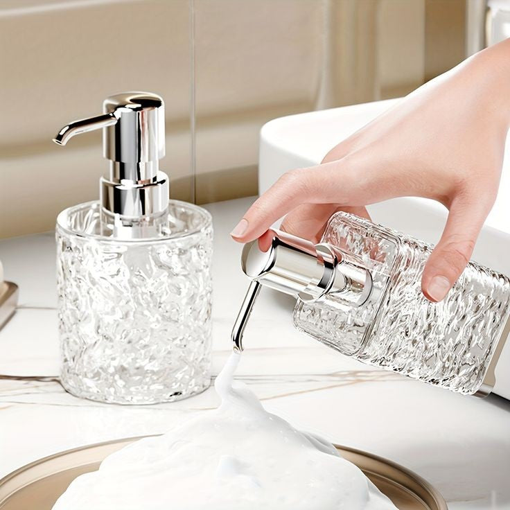 Luxury Water Ripple Plastic Soap Pump Dispenser